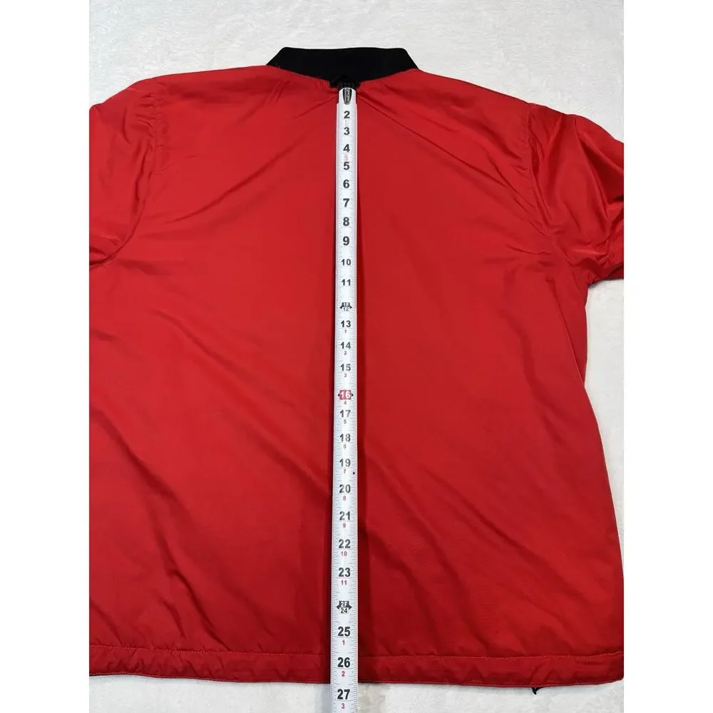 The North Face Jester Jacket Reversible Fire Red & Quilted Cranberry Men’s Lg